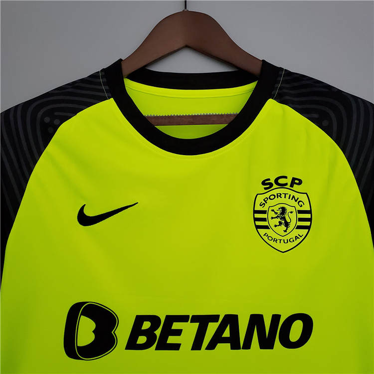 Sporting Lisbon 21-22 Away Green Soccer Jersey Football Shirt - Click Image to Close